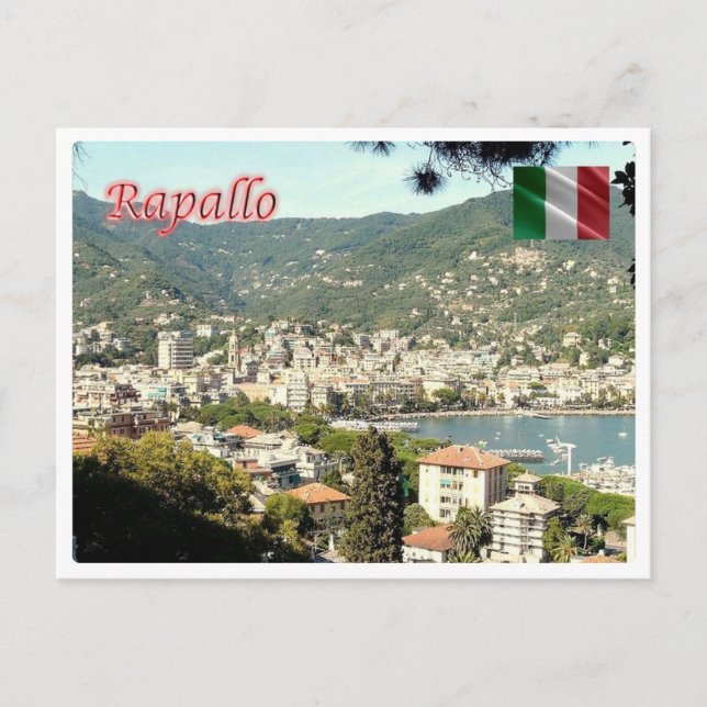 Italien - Ligurien - Rapallo - Postkarte (Vorderseite)