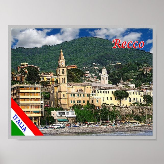 Italien - Ligurien - Recco - Poster (Vorne)
