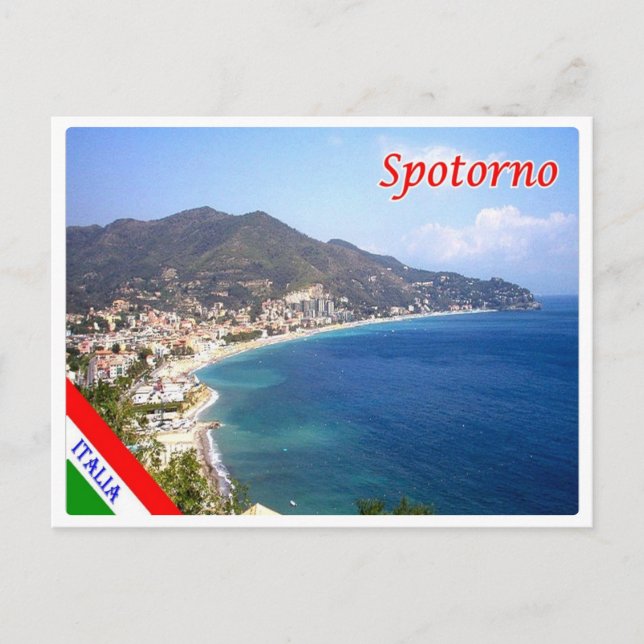 Italien - Ligurien - Spotorno - Postkarte (Vorderseite)