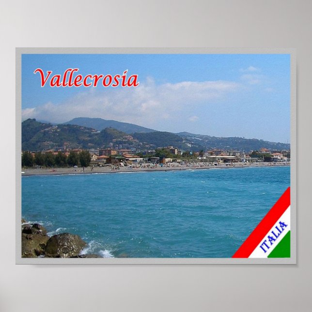 Italien - Ligurien - Vallecrosia - Poster (Vorne)