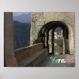 Italien - Ligurien - Verezzi - Poster