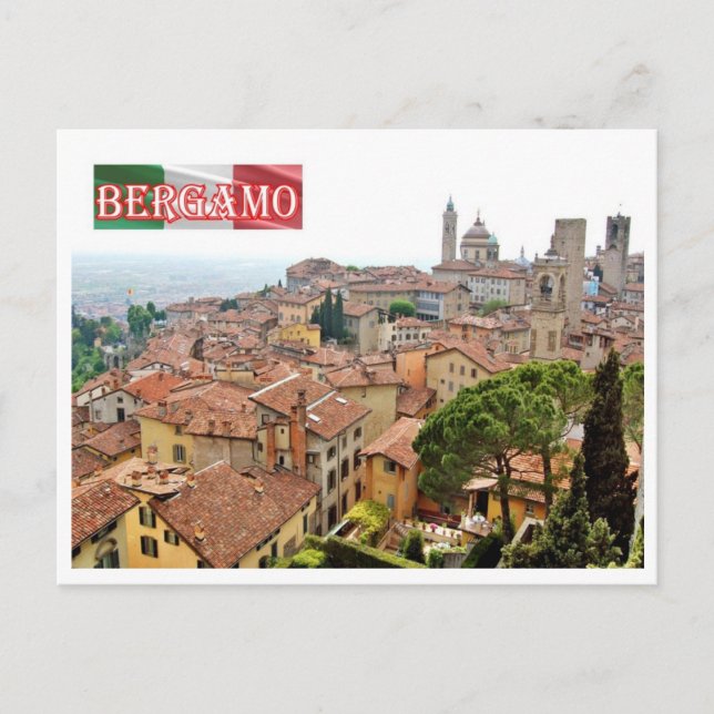 Italien - Lombardei - Bergamo - Postkarte (Vorderseite)
