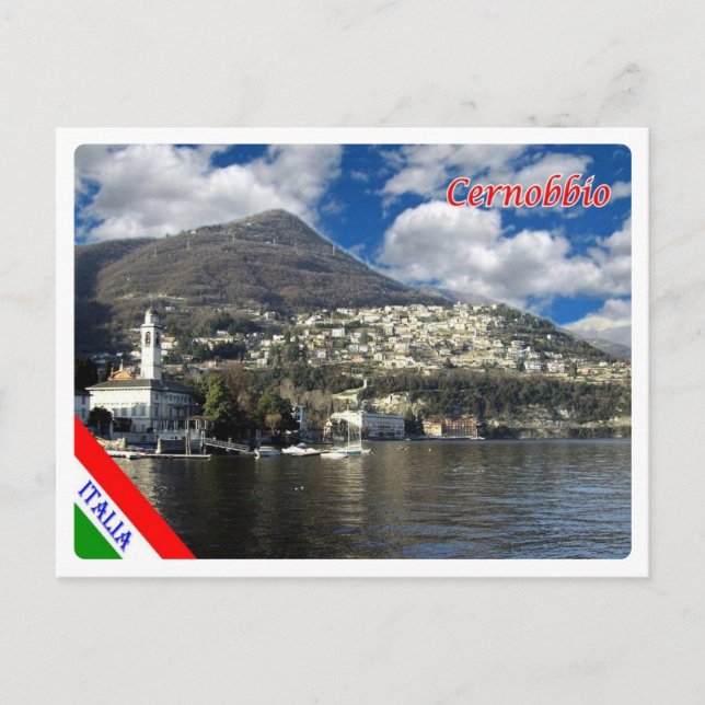 Italien - Lombardei - Comer See - Cernobbio - Postkarte (Vorderseite)