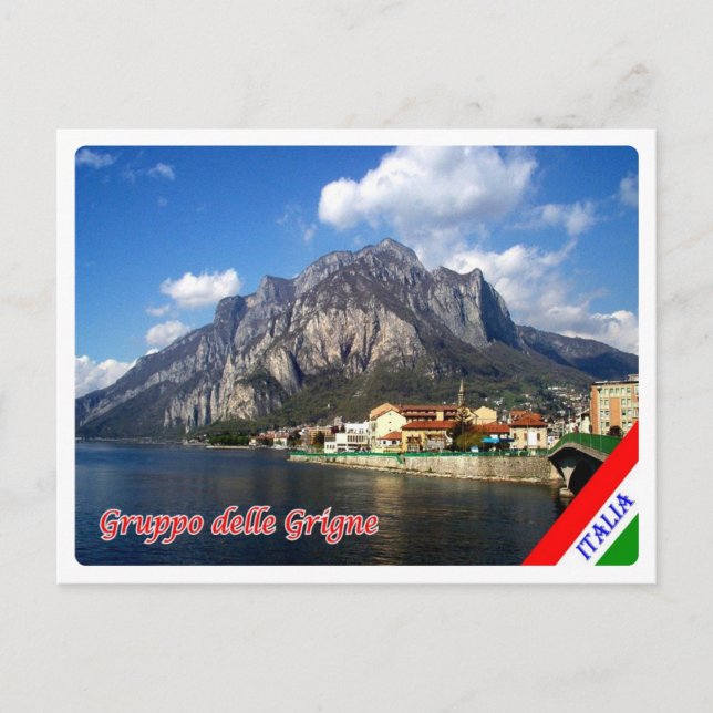 Italien - Lombardei - Comer See - Gruppo delle Gri Postkarte (Vorderseite)