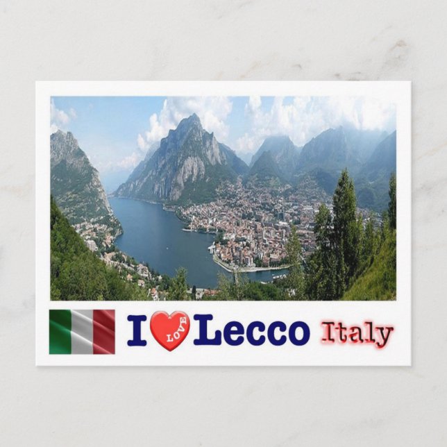Italien - Lombardei - Lecco - Postkarte (Vorderseite)