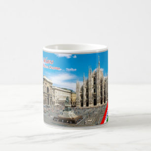 Italien - Lombardei - Mailand - Platz Duomo - Kaffeetasse