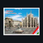 Italien - Lombardei - Mailand - Platz Duomo - Postkarte<br><div class="desc">Hier finden Sie das Andenken Ihres Urlaubs. In dieser Kategorie finden sich Souvenirs verschiedener Orte: Europa - Italien - Lombardei - Mailand. Erleben Sie Freunde und Verwandte mit den einzigartigen Souvenirs von Ihrer großartigen Reise! Probier uns!</div>
