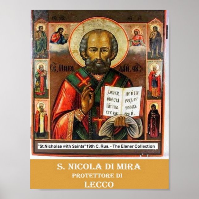 Italien - Lombardei - San Nicola di Mira - Poster (Vorne)