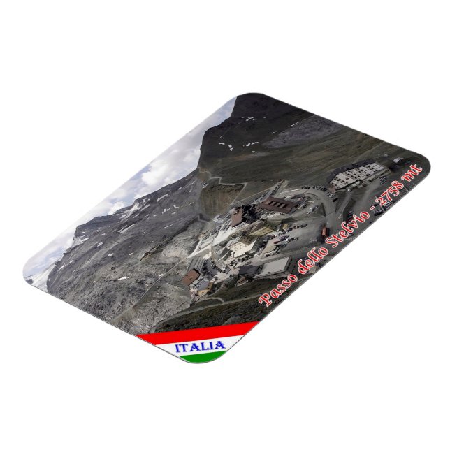 Italien - Lombardei - Stelvio-Pass - Magnet (Linke Seite)