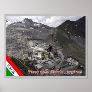 Italien - Lombardei - Stelvio-Pass - Poster