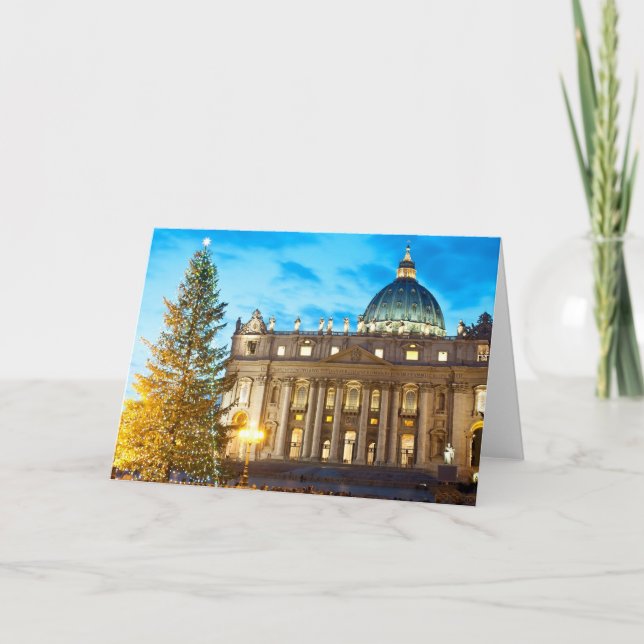 Italien Magazine Christmas Card - Vatikan Feiertagskarte (Vorderseite)