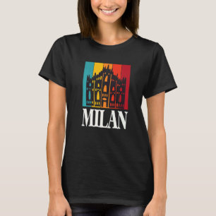 Italien Mailand mit Mailänder Dom Dom De Milan T-Shirt
