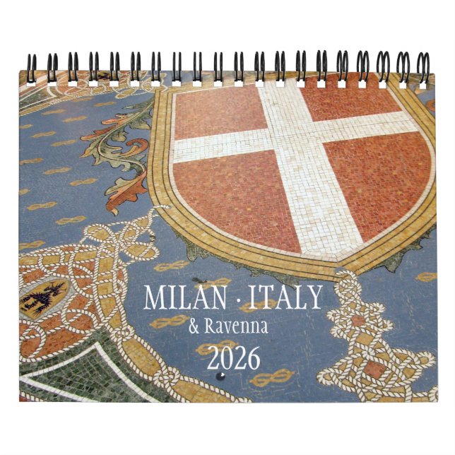 ITALIEN - Mailand & Ravenna Kalender 2026 (Titelbild)