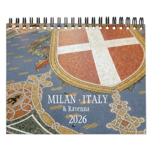 ITALIEN - Mailand & Ravenna Kalender 2026
