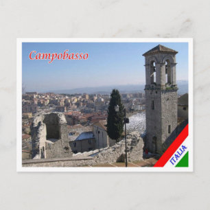 Italien - Molise - Campobasso - Glockenturm - Postkarte