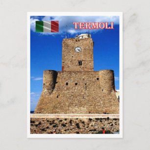 Italien - Molise - Termoli - schwäbische Burg - Postkarte