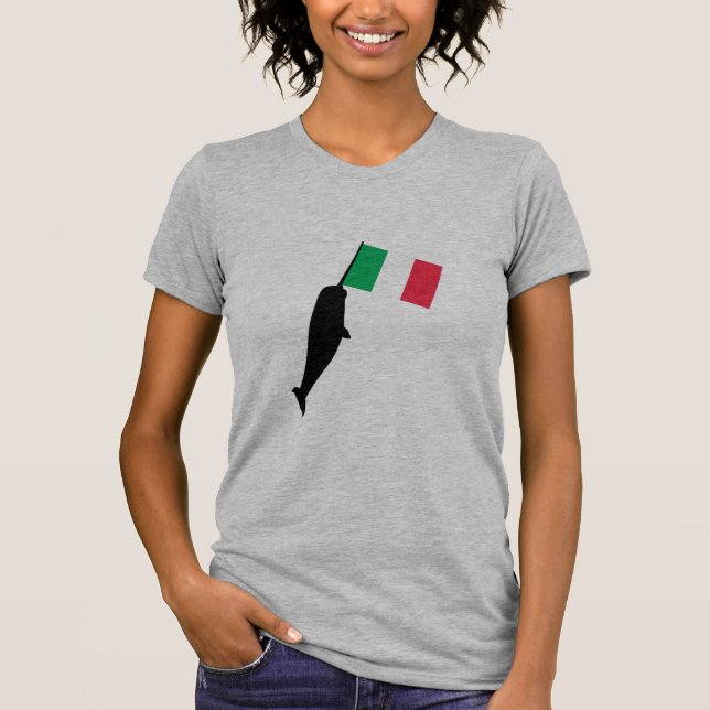 Italien Narwhal T-Shirt (Vorderseite)