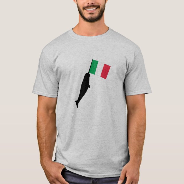 Italien Narwhal T-Shirt (Vorderseite)