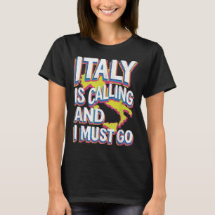 Italien nennt Reisekunst T-Shirt