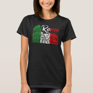 Italien Niedlich Italienisch Italienisch Roma T-Shirt