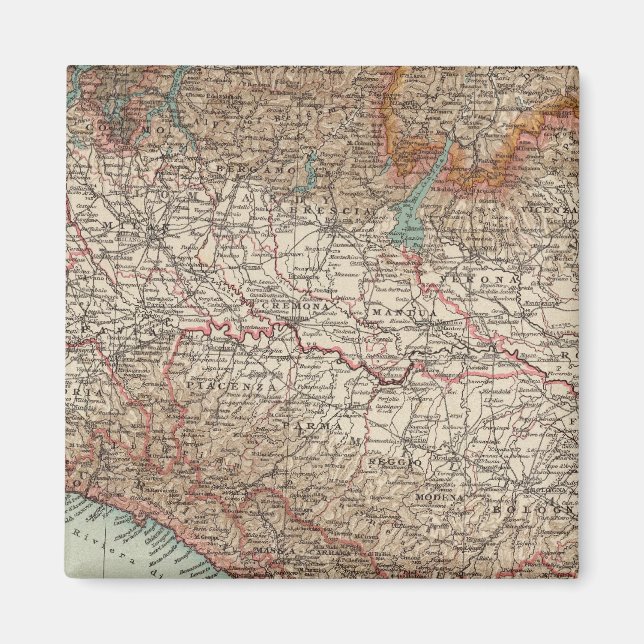 Italien Nord Magnet (Vorne)