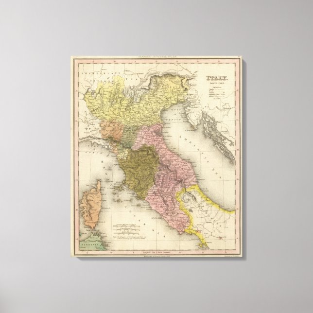 Italien Nord Teil 2 Leinwanddruck (Vorderseite)