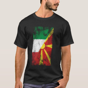 Italien - Nordmakedonien - Flaggen Italiens T-Shirt