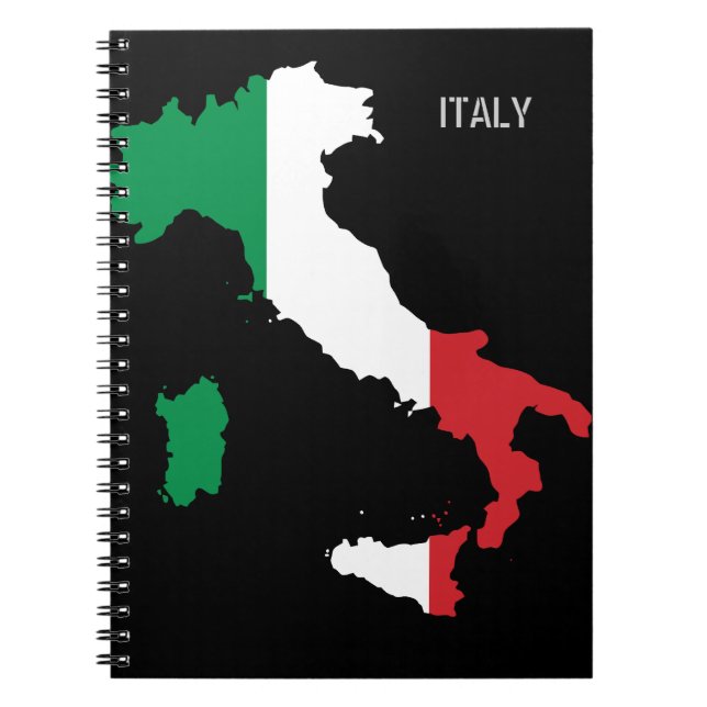 Italien-Notizbuch Notizblock (Vorderseite)