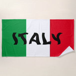 Italien - offizielle Flagge Strandtuch