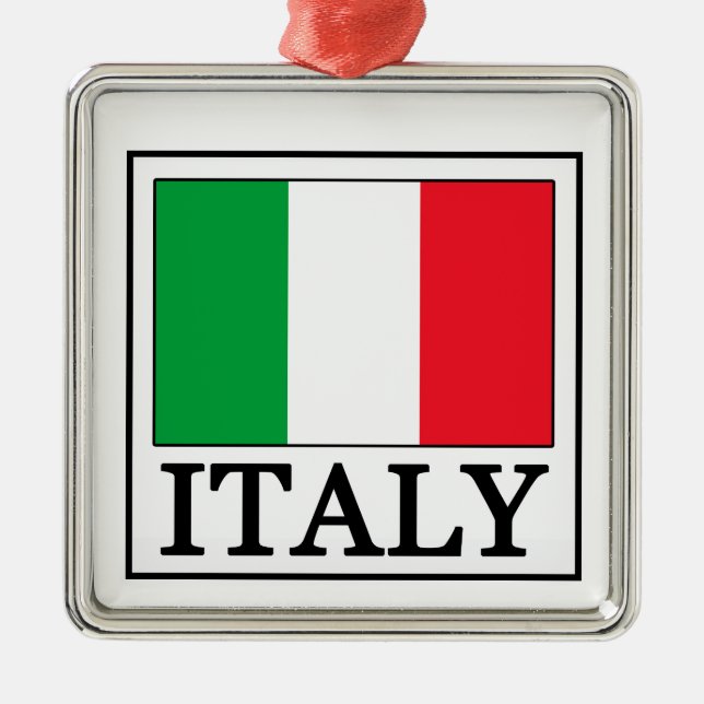 Italien-Ornament Ornament Aus Metall (Vorne)