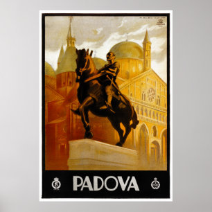 Italien Padova Vintage Reiseplakat wiederhergestel Poster