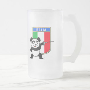Italien - Panda Mattglas Bierglas