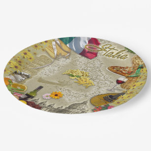 Italien Papierplatte Pappteller