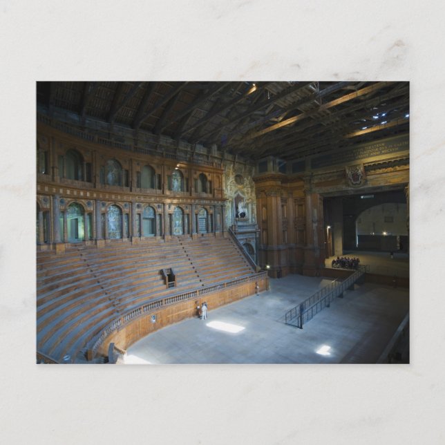 Italien, Parma, Teatro Farnese Postkarte (Vorderseite)