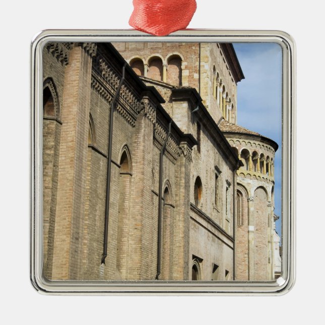 Italien, Parma, Turm der Kirche San Giovanni Ornament Aus Metall (Vorne)