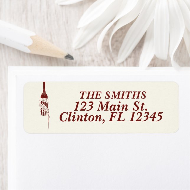 Italien Pasta Rücksendeadressen-Aufklebers (Insitu)