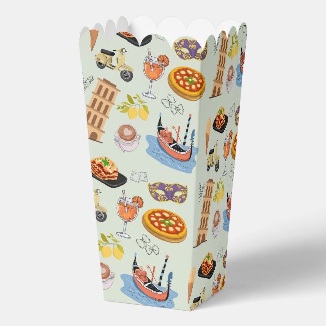 Italien perfekter Urlaub Geschenkschachtel (Rückseite)
