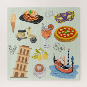Italien Perfekter Urlaub Puzzle