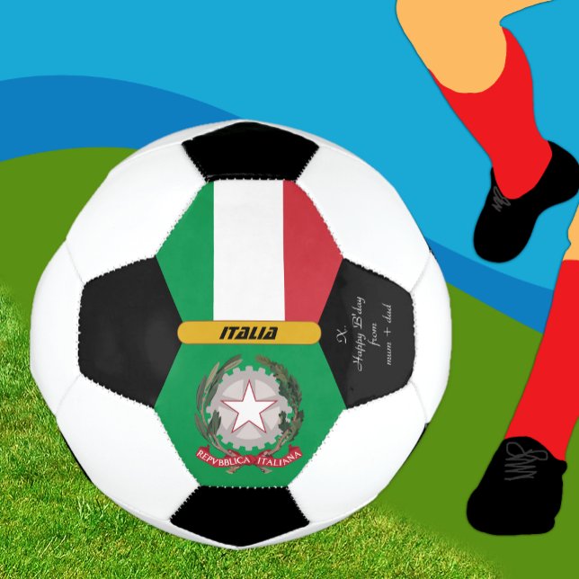 Italien Personalisiert, Flagge, Foto Fußball-Ball Fußball (Von Creator hochgeladen)