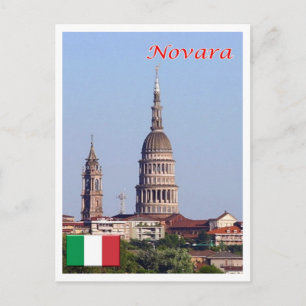 Italien - Piemont - Novara - Postkarte