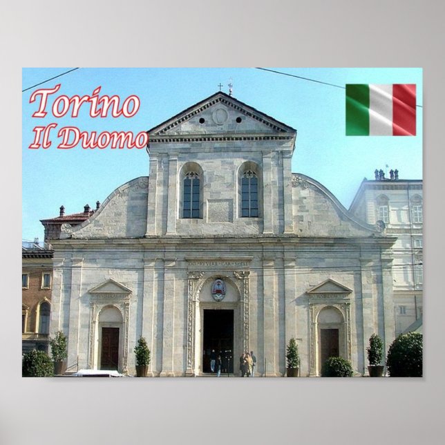 Italien - Piemont - Turin - Kathedrale - Poster (Vorne)