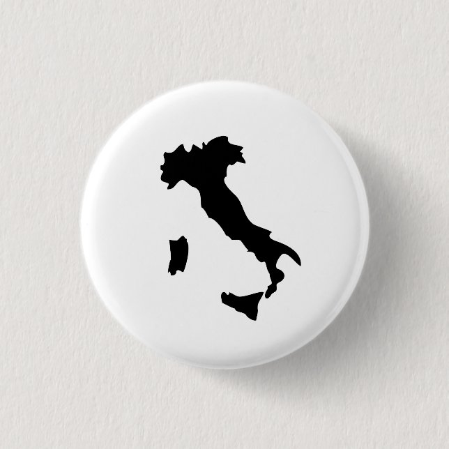 "Italien" Piktogramm-Knopf Button (Vorderseite)