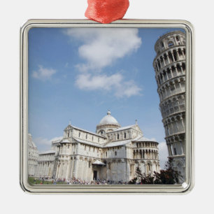 Italien, Pisa. Kathedrale, Baptisterium und Schief Ornament Aus Metall