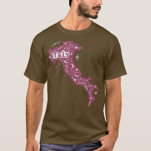 Italien Pizza Pisa Florenz Rom - Neapel Karte Land T-Shirt
