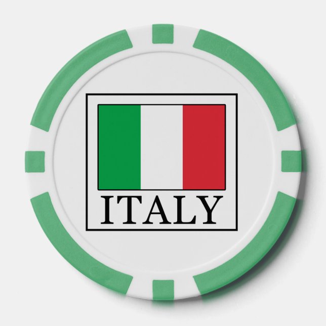 Italien Pokerchips (Vorderseite)