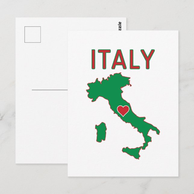 Italien Postkarte (Vorne/Hinten)