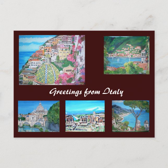 Italien - Postkarte (Vorderseite)