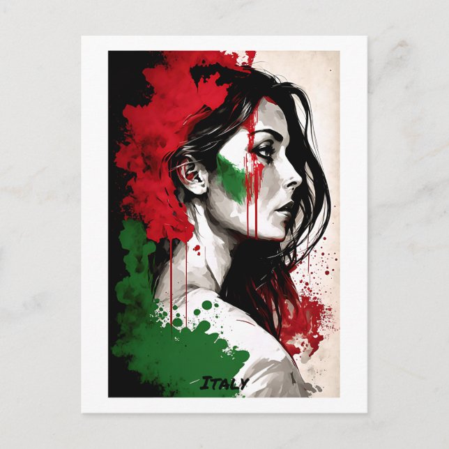 Italien Postkarte - Welt der Frauen-Sammlung (Vorderseite)