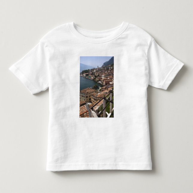 Italien, Provinz Brescia, Limone sul Garda. Stadt Kleinkind T-shirt (Vorderseite)