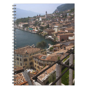 Italien, Provinz Brescia, Limone sul Garda. Stadt Notizblock